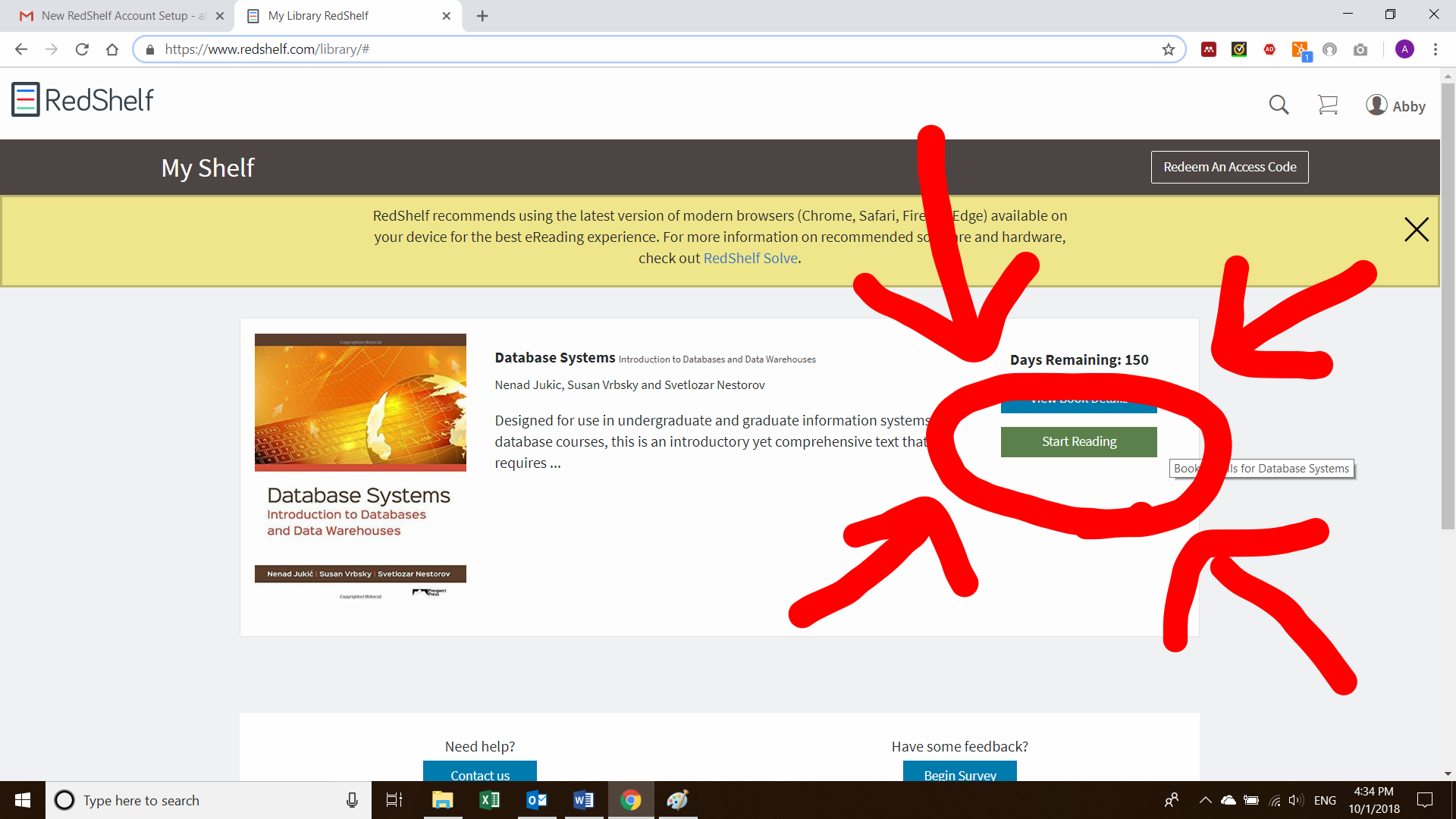 How to Open a Prospect Press eText in RedShelf